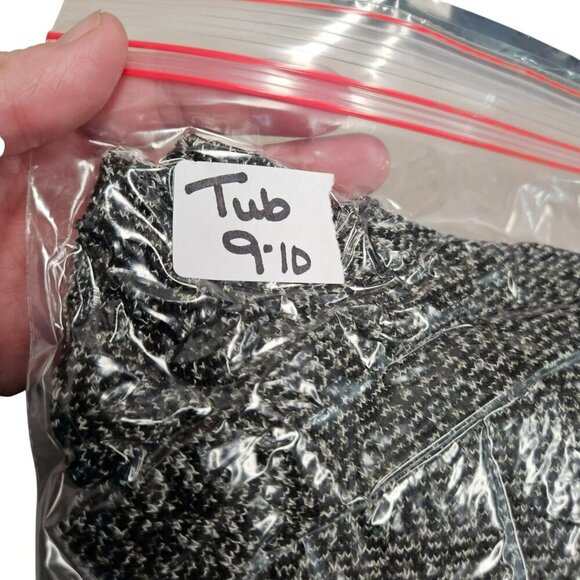 Carol Rose Petite Cozy‎ Black & White Open-Front Cardigan With Dolman Sleeves XL - Picture 11 of 11